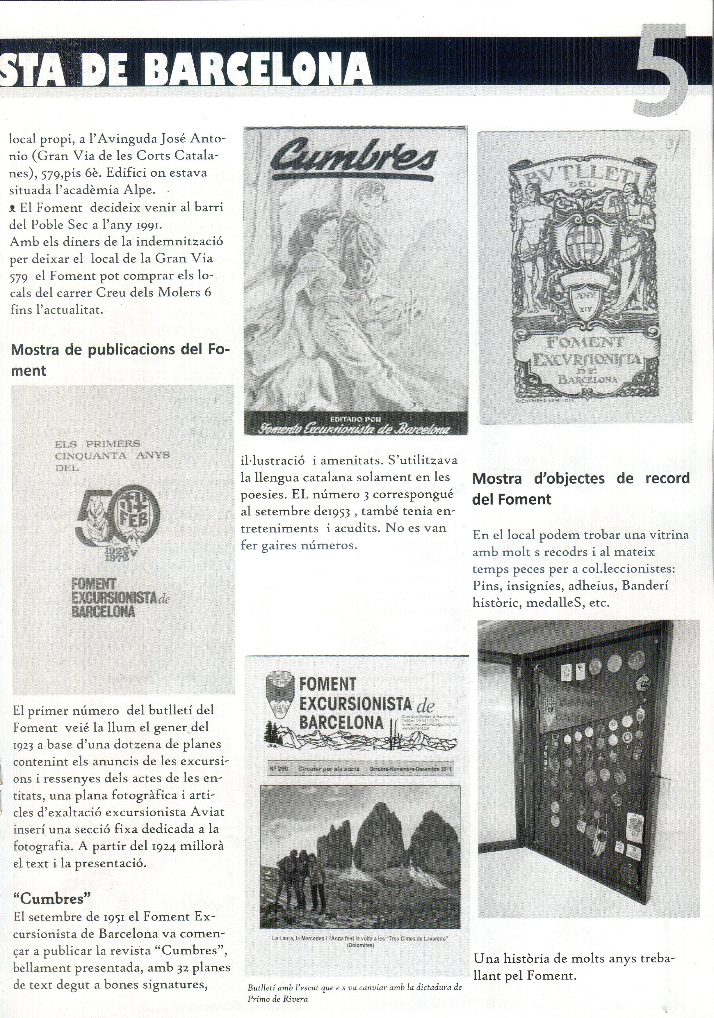 Foment Excursionista de Barcelona - Miniatura 2